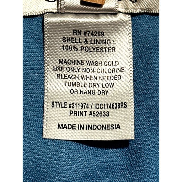 Sweet Storm S Blue Floral Halter Keyhole Lined Maxi Sundress Summer Boho Y2K 90s - Picture 7 of 13